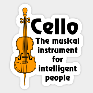 Intelligent Cello Sticker